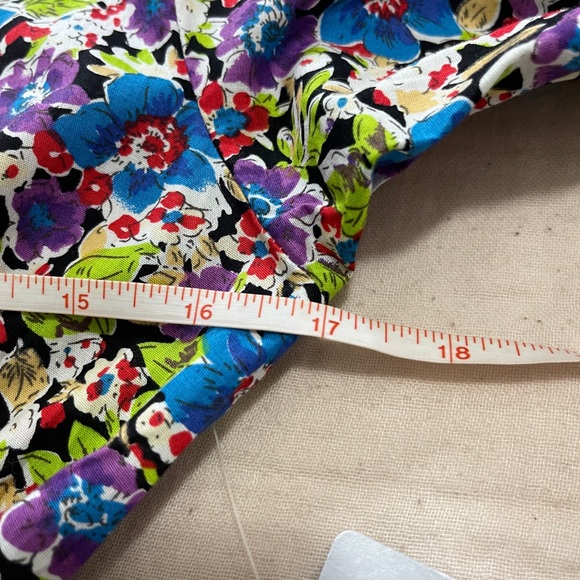 Melloday Womens Dress Size X-Small XS Multicolored Patchwork Floral NWT - Picture 13 of 15